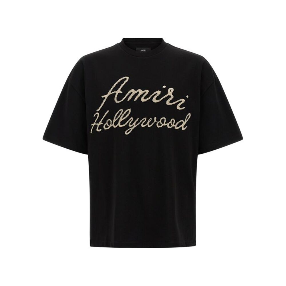 Amiri Black Cotton Men's T-Shirt